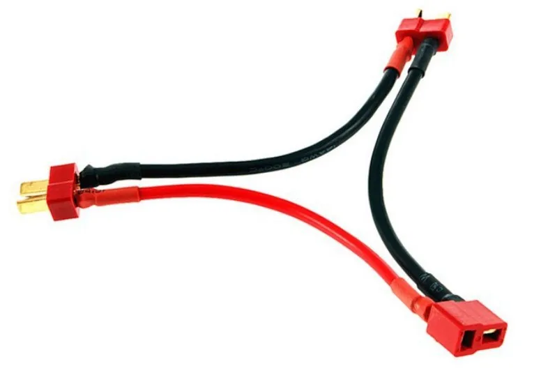 T-Plug Y жгут проводов мама-папа T вилка параллельный аккумулятор соединительный кабель