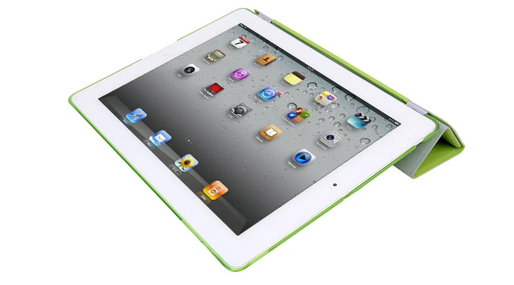 Красивый Магнитный кожаный тонкий умный чехол для apple ipad 4 3 2 чехол+ кристально прозрачный жесткий защитный чехол для задней панели
