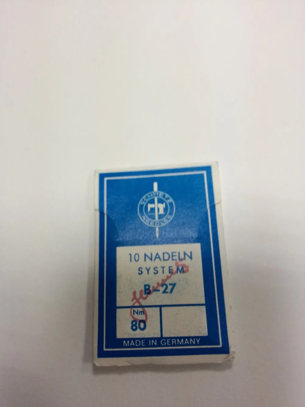 SCHMETZ 10 NADELN системы B-27 80 шитье 10 шт. промышленные иглы для швейной машины певец Юки