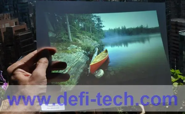 В продаже 3d голографическая прозрачная задняя проекционная пленка дисплей яркое и четкое изображение для окна покупок/Быстрая