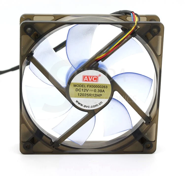 Для AVC pwm охлаждающий вентилятор 120 мм 12025 FX00000263 12025R12HP 12 см 12V 0.39A 4p компьютер чехол вентиляторы для охлаждения процессора