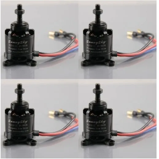 1 шт. SUNNYSKY X2212 980KV KV1400/1250/2450 вращающийся бесщеточный мотор(короткий вал) Quad-Hexa Вертолет продвижение