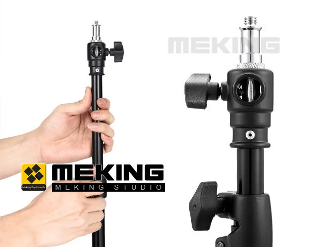 Светильник Meking для фотостудии, L-600D, Потолочная система поддержки, 55 см/21,6 дюйма, 2 секции, светильник, держатель steadycam steadicam