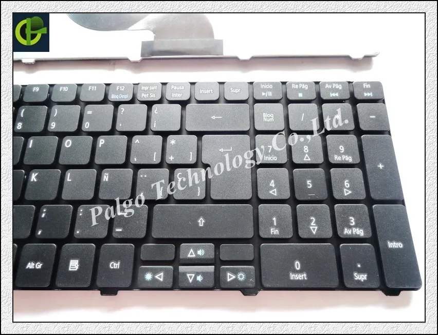 Испанская клавиатура для Packard Bell Easynote TK37 TK81 TK83 TK85 TK36 TX86 LX86 TK87 TM05 TM80 TM81 TM97 NEW91 Черный Запчасти Teclado