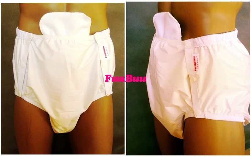 FuuBuu2214-WHITE-XXL подгузники для взрослых не одноразовые подгузники пластиковые подгузники штаны PUL ABDL