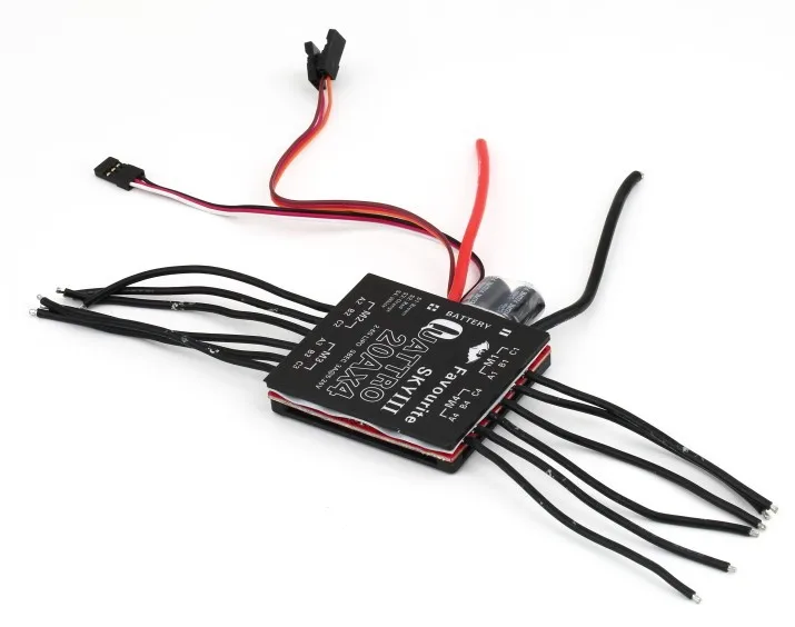 FVT SKY Esc 4-в-1 4 в 1 6A 12A 20A 30A Quattro 20A 4 UBEC 4 в 1 бесщеточный ESC для FPV Racer камеры RC Drone