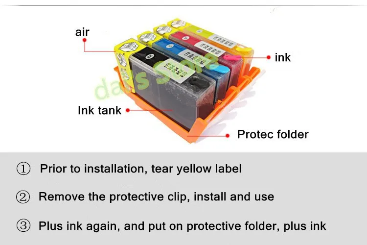 BLOOM для hp 655 перезаправляемый картридж для hp Deskjet 3525/4615/4625/5525/6520/6525+ дей чернила бутылки 4 цвета универсальный 400 мл