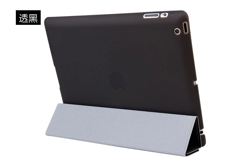 Красивый Магнитный кожаный тонкий умный чехол для apple ipad 4 3 2 чехол+ кристально прозрачный жесткий защитный чехол для задней панели