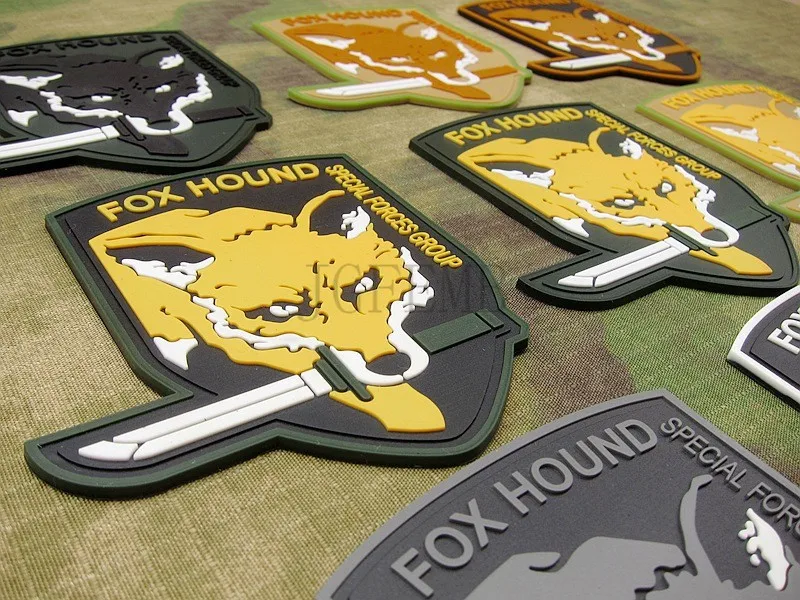 MGS FOXHOUND группа специального назначения 3D ПВХ патч