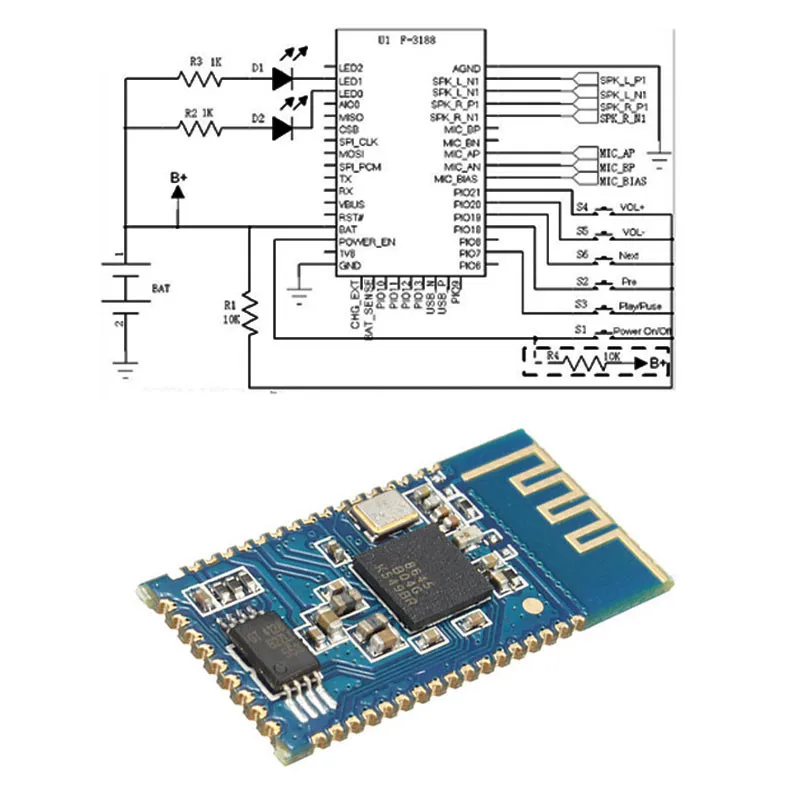 LEORY CSR8645 двухканальный Bluetooth модуль стерео аудио Плата низкое