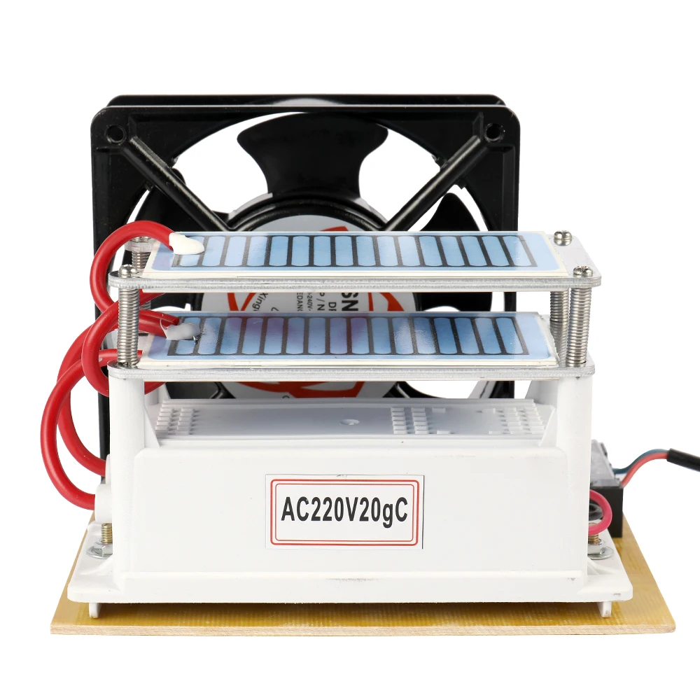 Озонатор 220V 20г в час генератор озона дезодорант Дезинфекция машина ионизатор очиститель воздуха очиститель вент