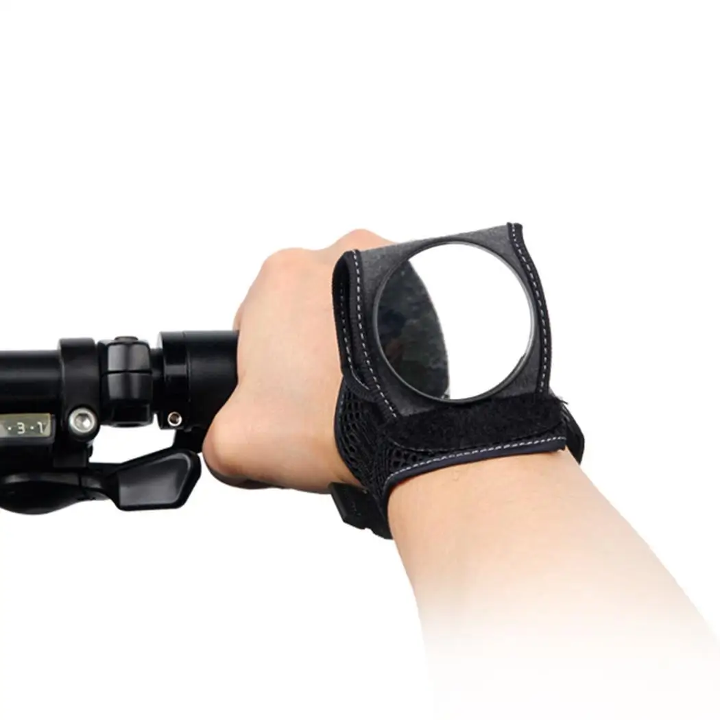 Аксессуары для велосипедов рука ремешок Велоспорт запястье заднего вида черный