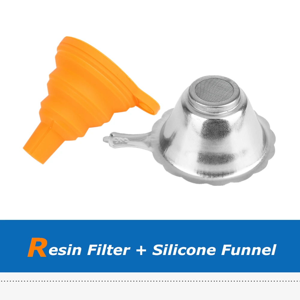 1 шт. стакан для фильтра из УФ-смолы и силиконовая воронка DLP SLA 3D-принтера |