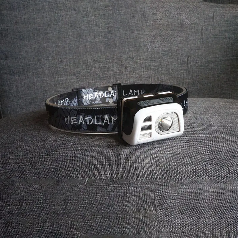 Головной светильник водонепроницаемый светодиодный для вспышки белый + красный