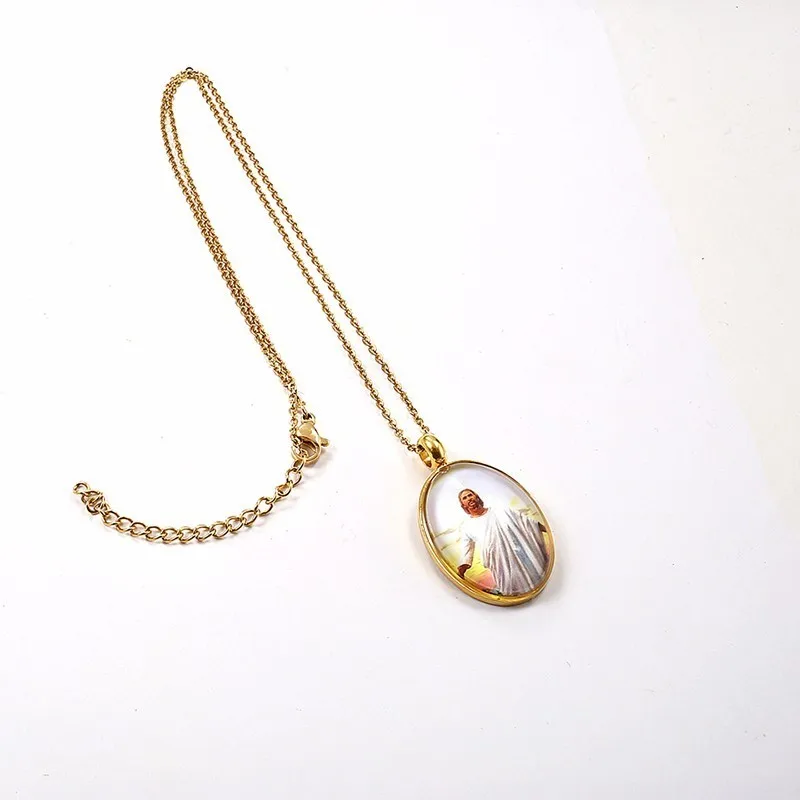 Ожерелье с кулоном в виде Иисуса из нержавеющей стали | Украшения и аксессуары