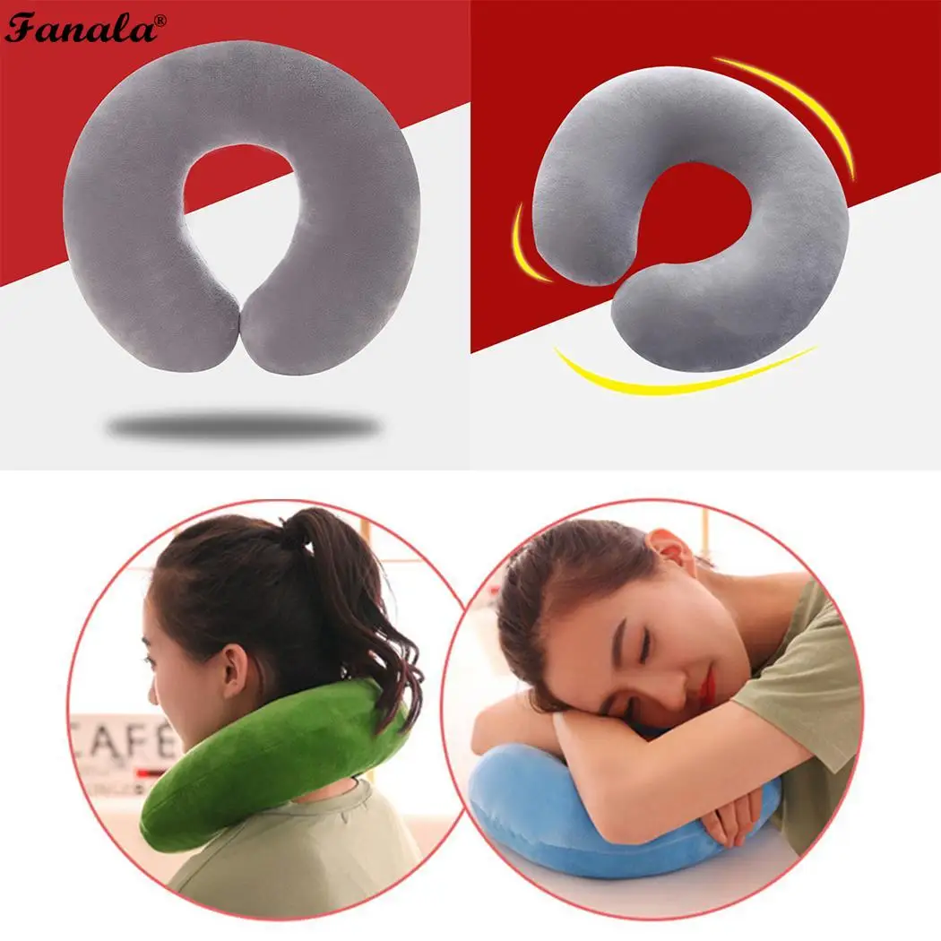 Унисекс портативный Твердый Мягкий u образный подушка для шеи семья офис