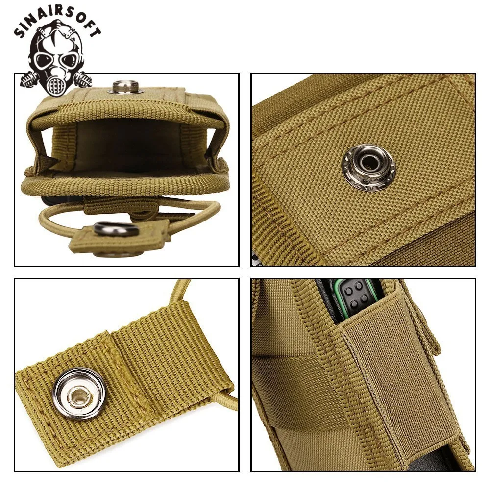 A018 Molle многофункциональная нейлоновая камуфляжная портативная рация сумка для