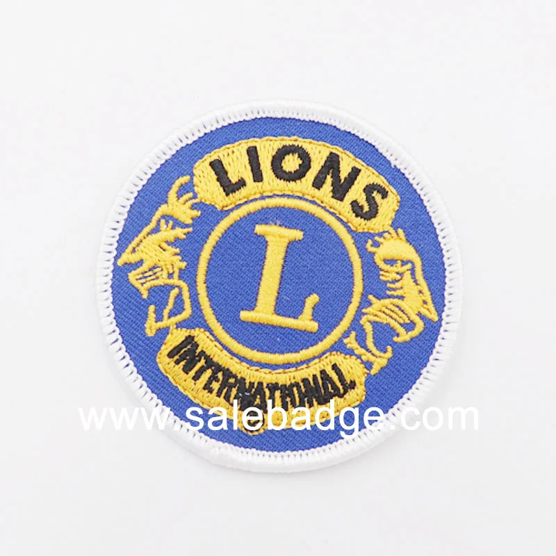 Синие линии Спортивные фанаты круглые нашивки в розницу|designer badges|badge designbadge badges |
