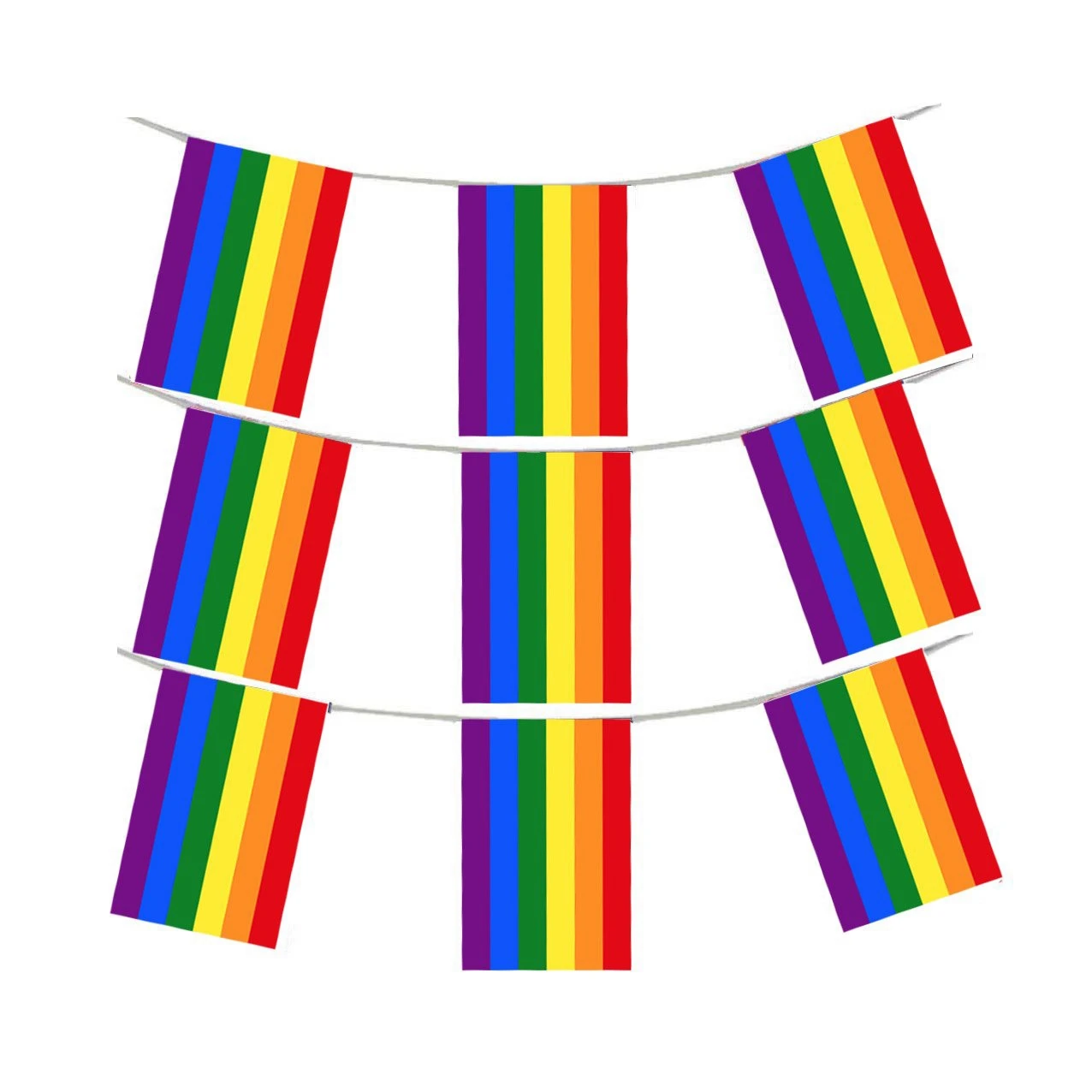 ЛГБТ Радуга 5 м гей флаги сторонников гордыни красочные для фестиваля Бантинг