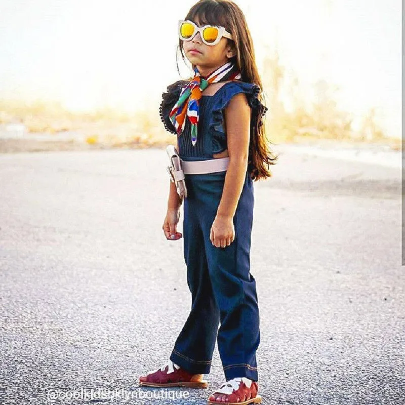 PUDCOCO комбинезон для маленьких девочек с открытой спиной одежды