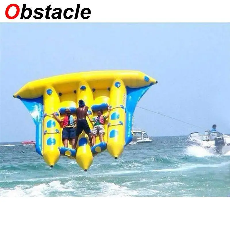 Надувная лодка для рыбалки на мотоцикле надувная летающая рыба Банановая