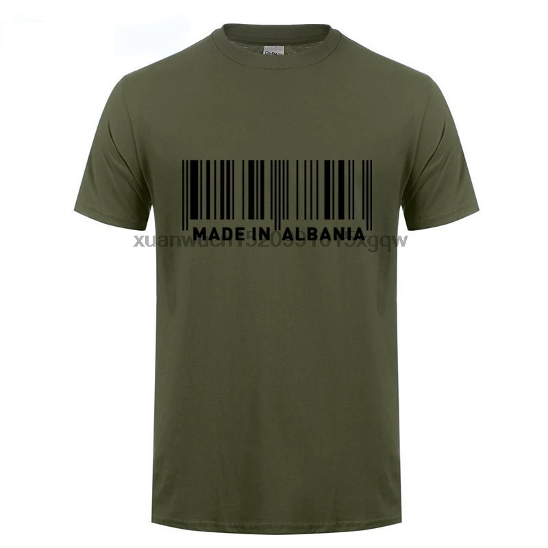 Возьмите сделано в Албании футболки для мужчин мальчик разработан Короткий