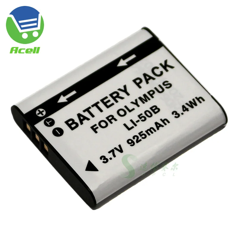 

LI-50B Battery for OLYMPUS TG-870 860 850 SP-800UZ SZ-16 15 VH-520 VG-190 VR-370 D-780 Camera LS-100 DM-7 DM-901 Voice Recorder