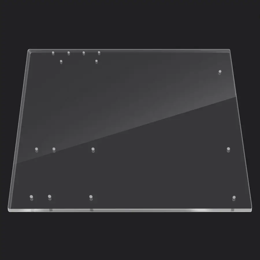 Открытая рамка Прозрачный Акриловый оверлок чехол для компьютера DIY подставка M