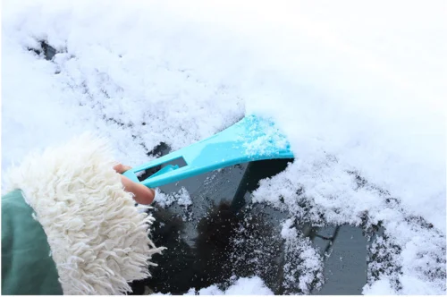 Практичный автомобильный скребок для лобового стекла снега льда очиститель