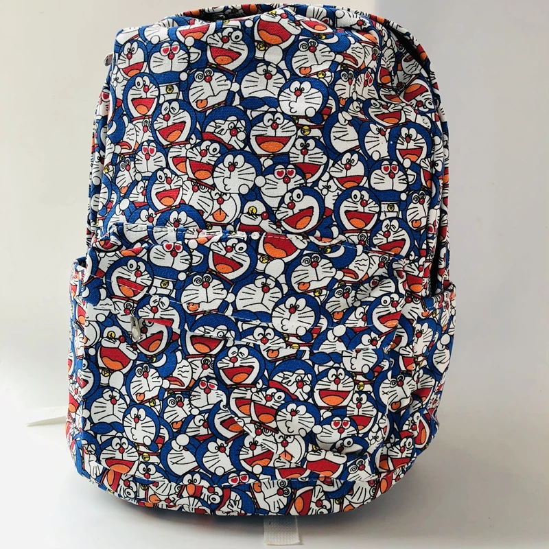 IVYYE, Doraemon, Смайл, парусиновые рюкзаки, рюкзаки, мультяшный Школьный рюкзак, повседневные студенческие сумки, дорожный ранец, унисекс, Новинка