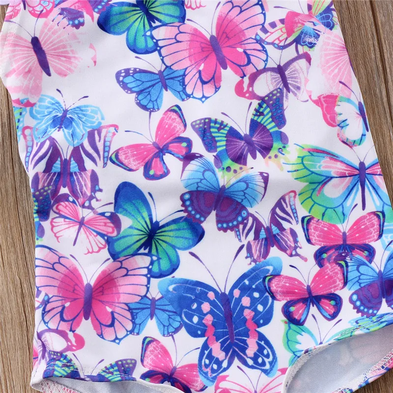 2018 детское бикини один предмет новинка для маленьких девочек с цветочным