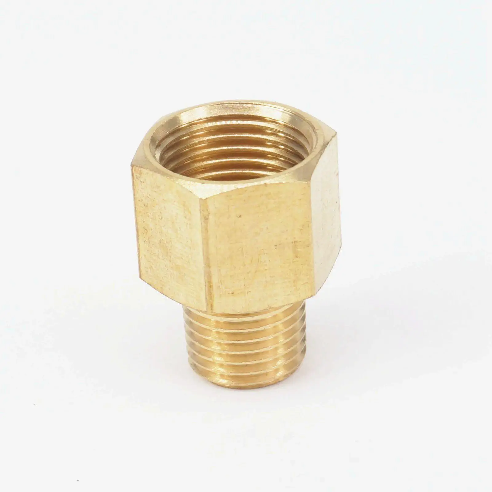 Латунный фитинг для труб с наружной резьбой BSPT 1/4 дюйма x 3/8 NPT женский адаптер