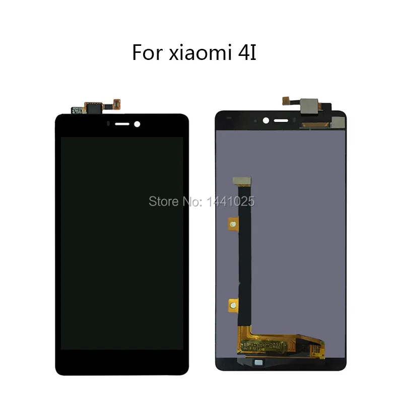 

ЖК-дисплей и рамка IPS качества AAA для Xiaomi 4I, ЖК-сенсорный экран для mi 4I, черный экран дисплея, сменный ЖК-экран с рамкой