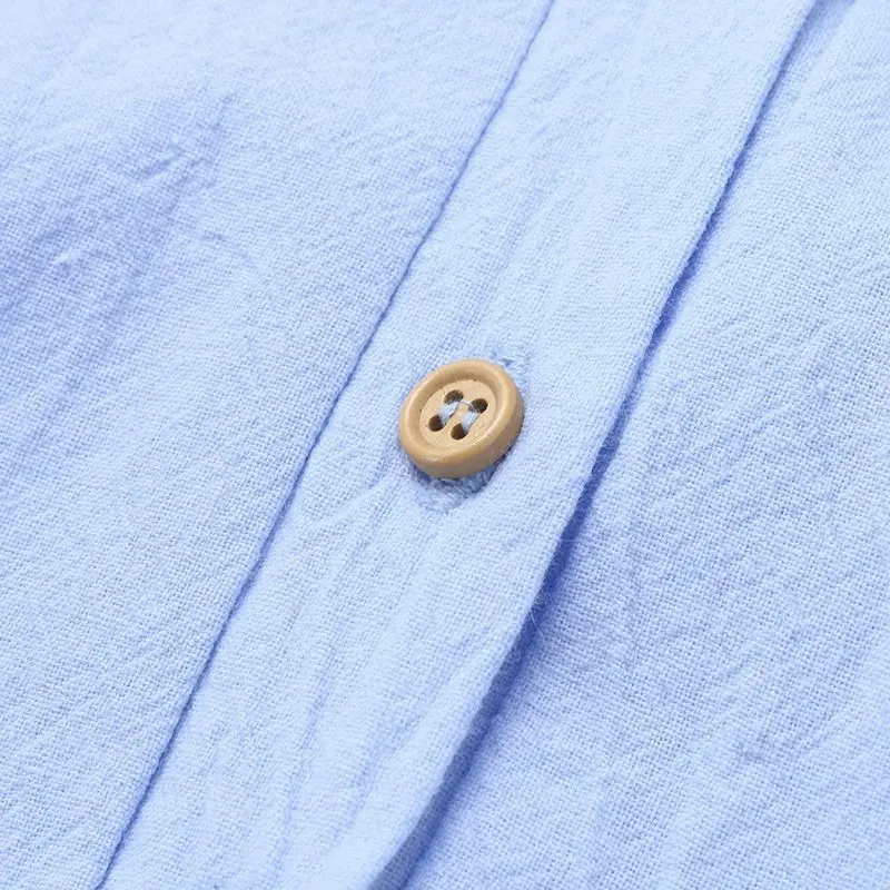 Повседневное Свободное длинное платье рубашка с воротником стойкой в стиле