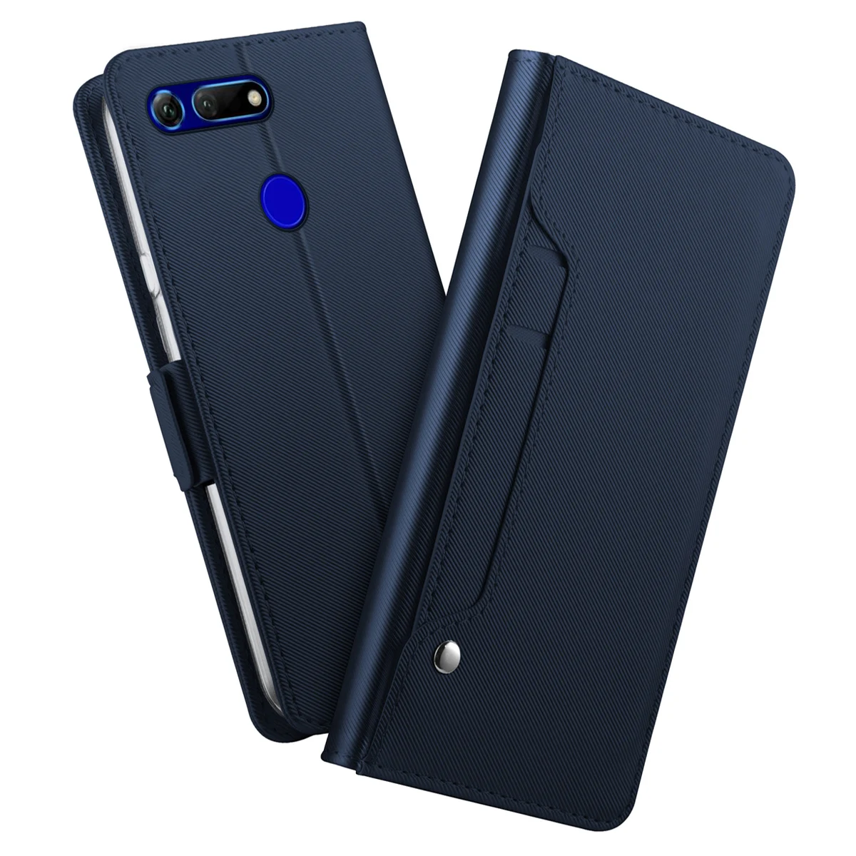 Чехол Кошелек для Huawei Honor 8X 8C 7C Max V20 Play из искусственной кожи с откидной подставкой