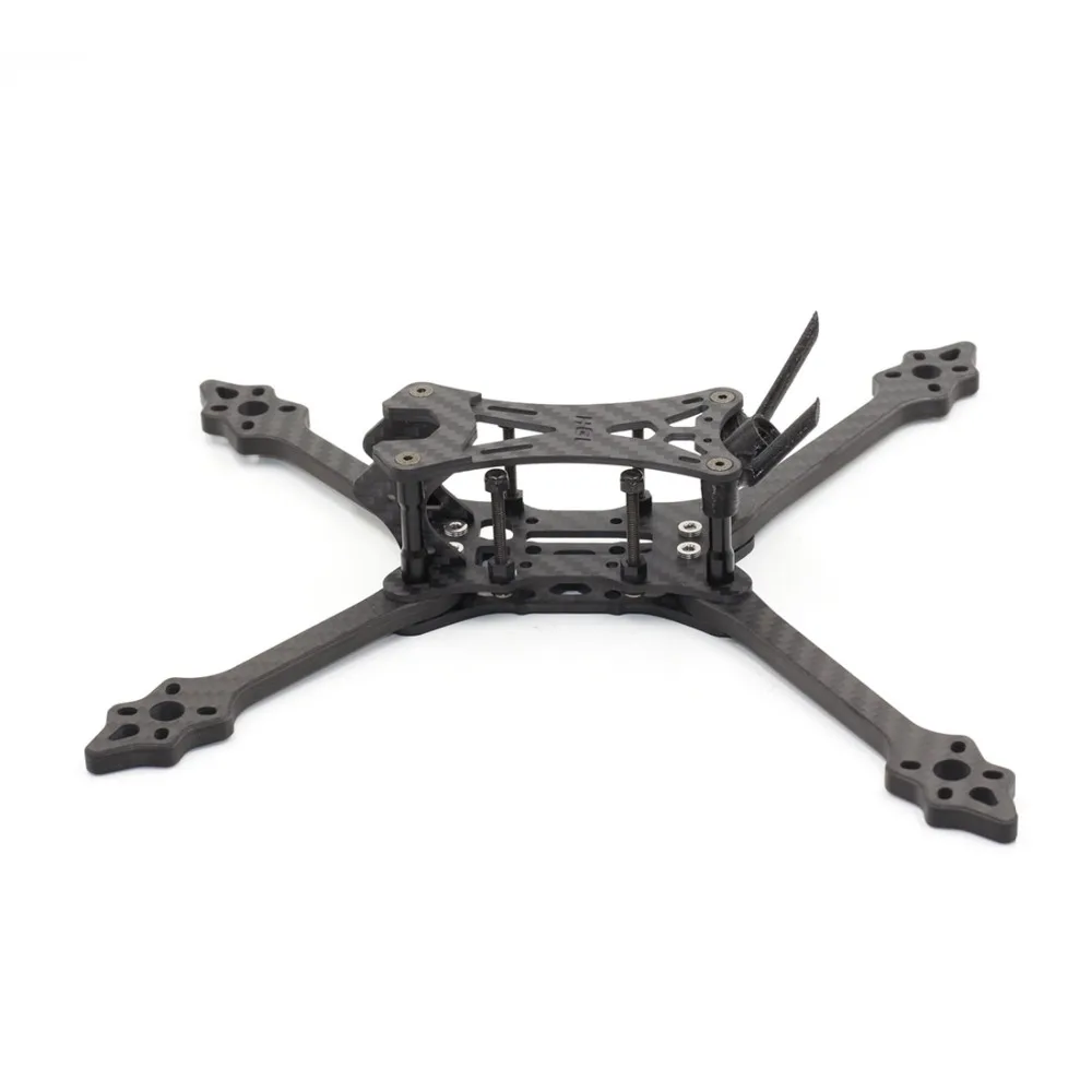 

HGLRC Wind5 5 inch Hybrid Carbon Fiber Frame Kit Wheelbase 233mm/Arm 6mm for FPV Racing Drone Models Accessory