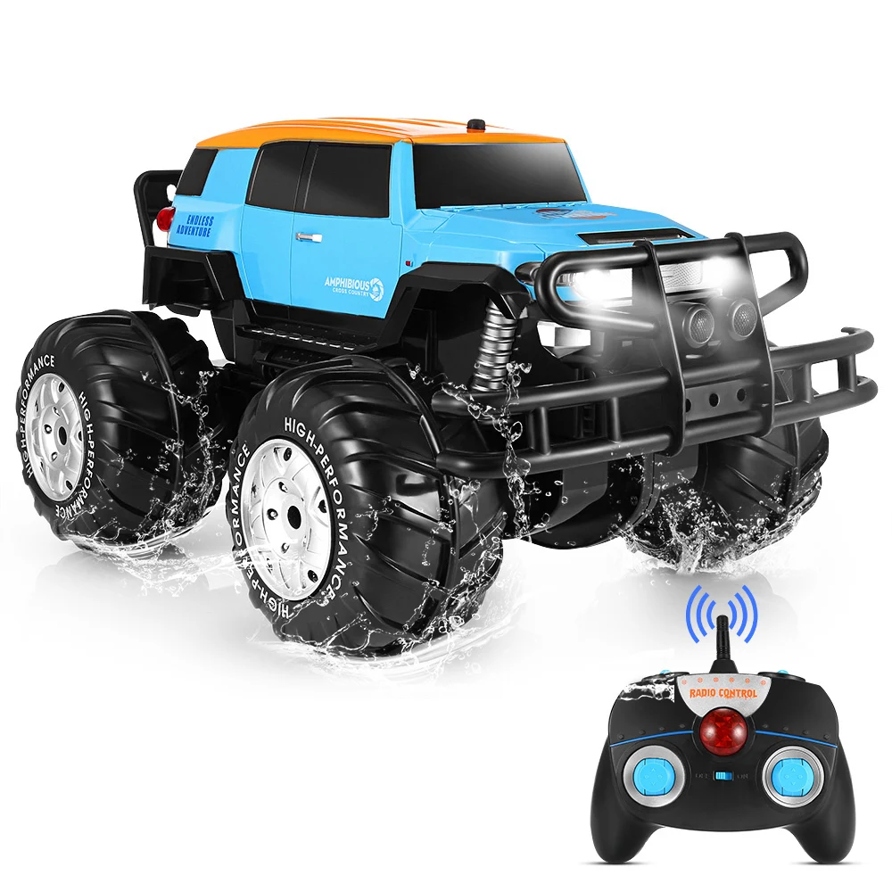 Прочный и прочный Rc автомобиль Высокая скорость автомобили амфибия внедорожный