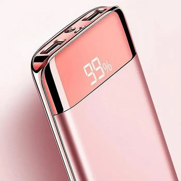 2 USB LED Powerbank Портативный 20000 мАч Внешний аккумулятор внешний повербанк зарядное