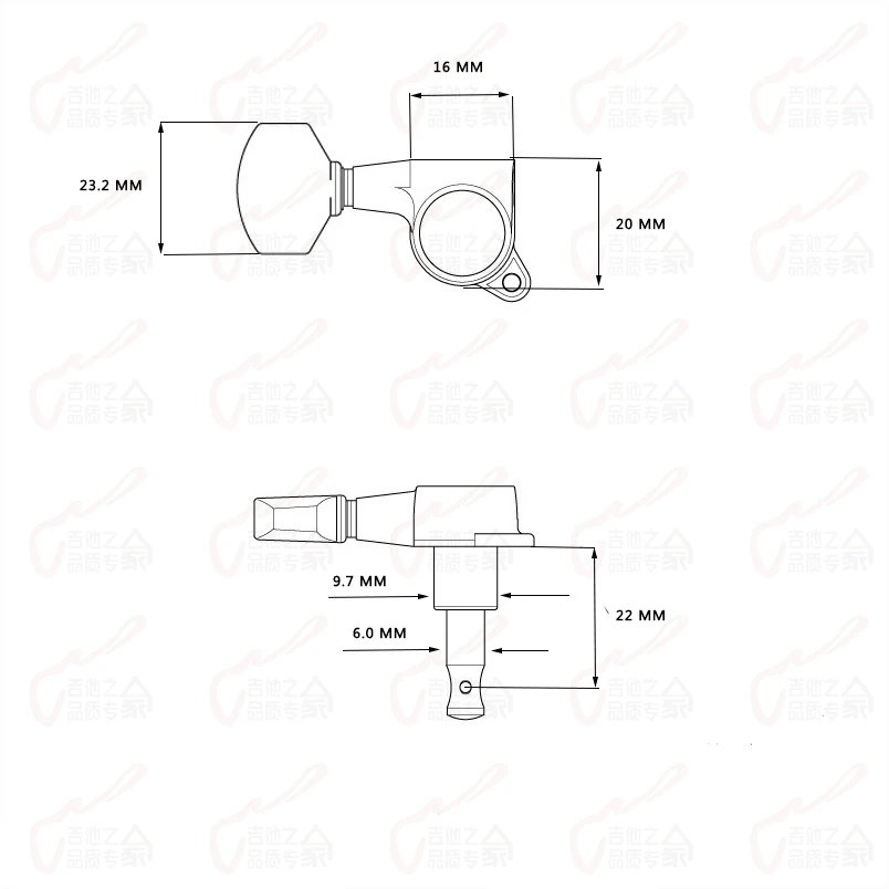 Распродажа. 1 комплект тюнеры для головки гитарного станка 32 р3л Guitar Family