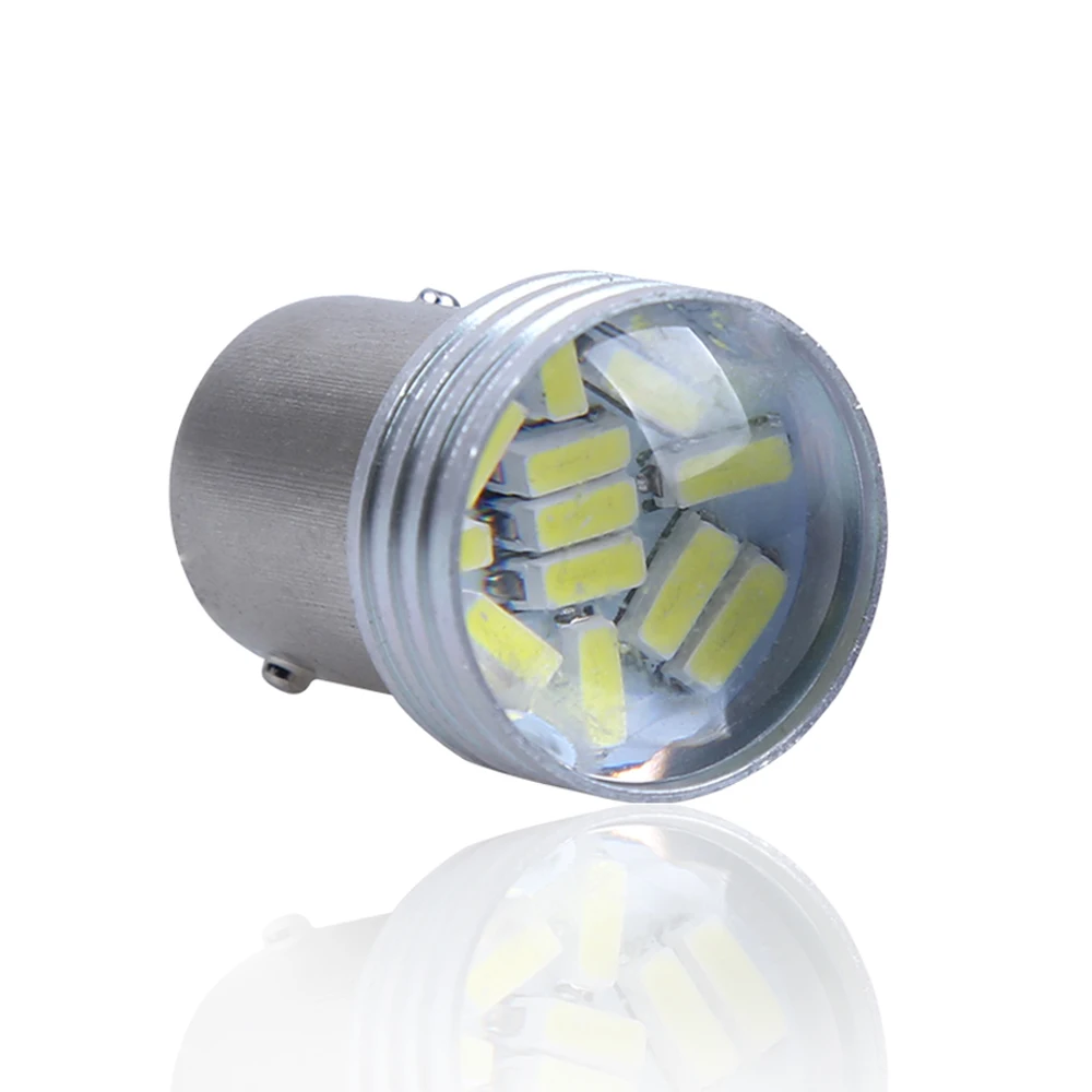 2 шт. 1157 15 светодиодный светильник белый Задний стояночный лампа DC12V 3014 SMD