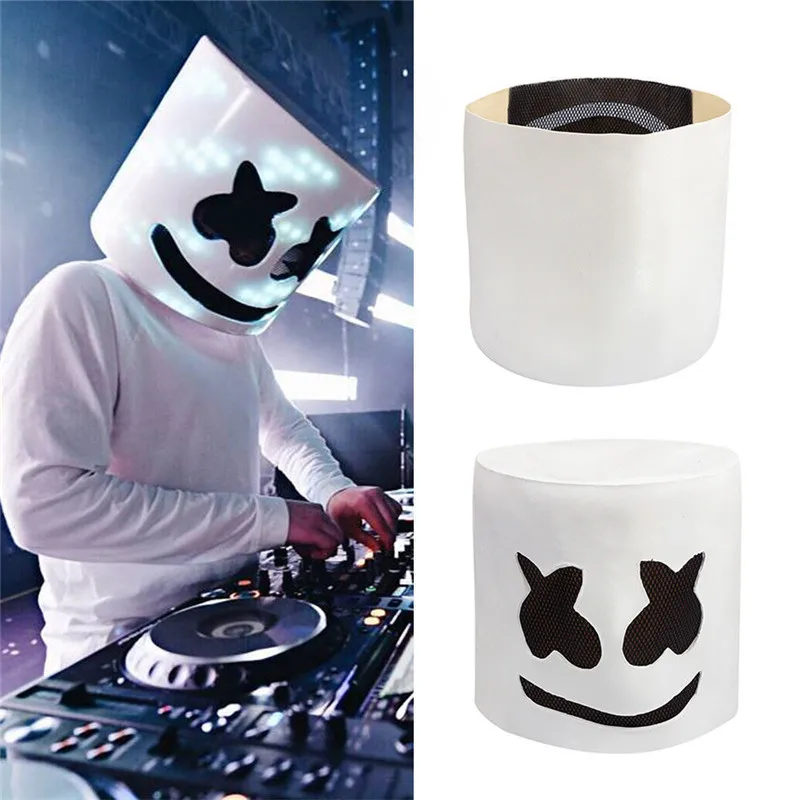 Фирменная Новинка MarshMello маска диджея шлем на всю голову Хэллоуин вечерние