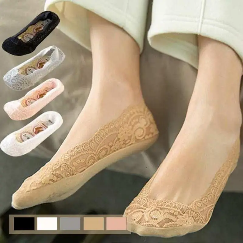 Корейский стиль летние тонкие неглубокие Невидимые кружева сладкий элегантный