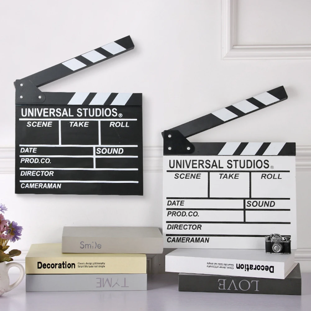Деревянные ремесла украшения режиссер Видео Сцена Clapperboard ТВ фильм Хлопушка