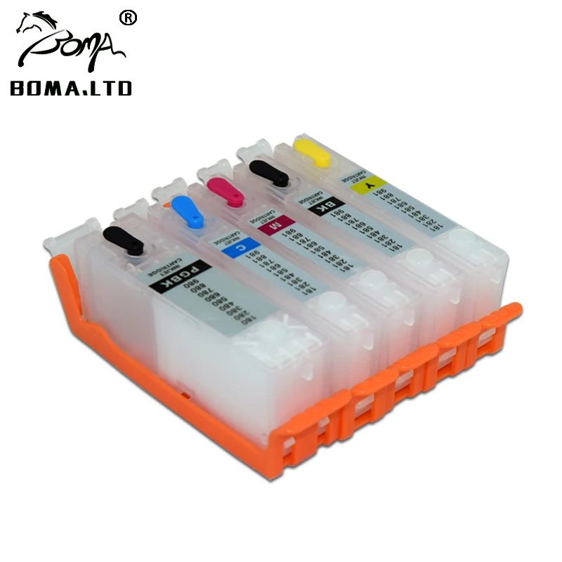 

BOMA.LTD PGI-580 CLI-581 Ink Cartridge For Canon PIXMA TS6151 TR8550 TR7550 TS6150 TS8150 TS8151 TS8152 TS9150 TS9151 Chip