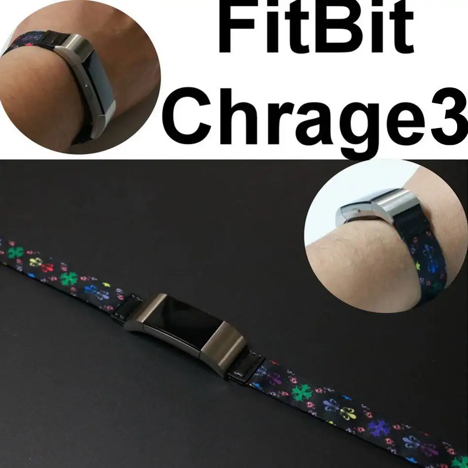 Для FitBit Charge 3 Спортивные Смарт часы ремешок для мужчин и женщин браслет на ремне