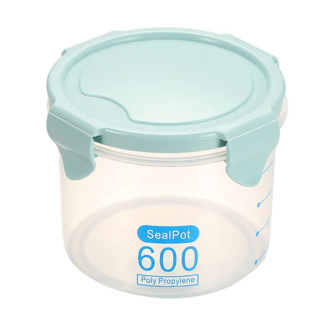 New Kitchen Home Transparent Plastic Sealed Cans Food Grain Refrigerator Storage Jar Tank | Дом и сад