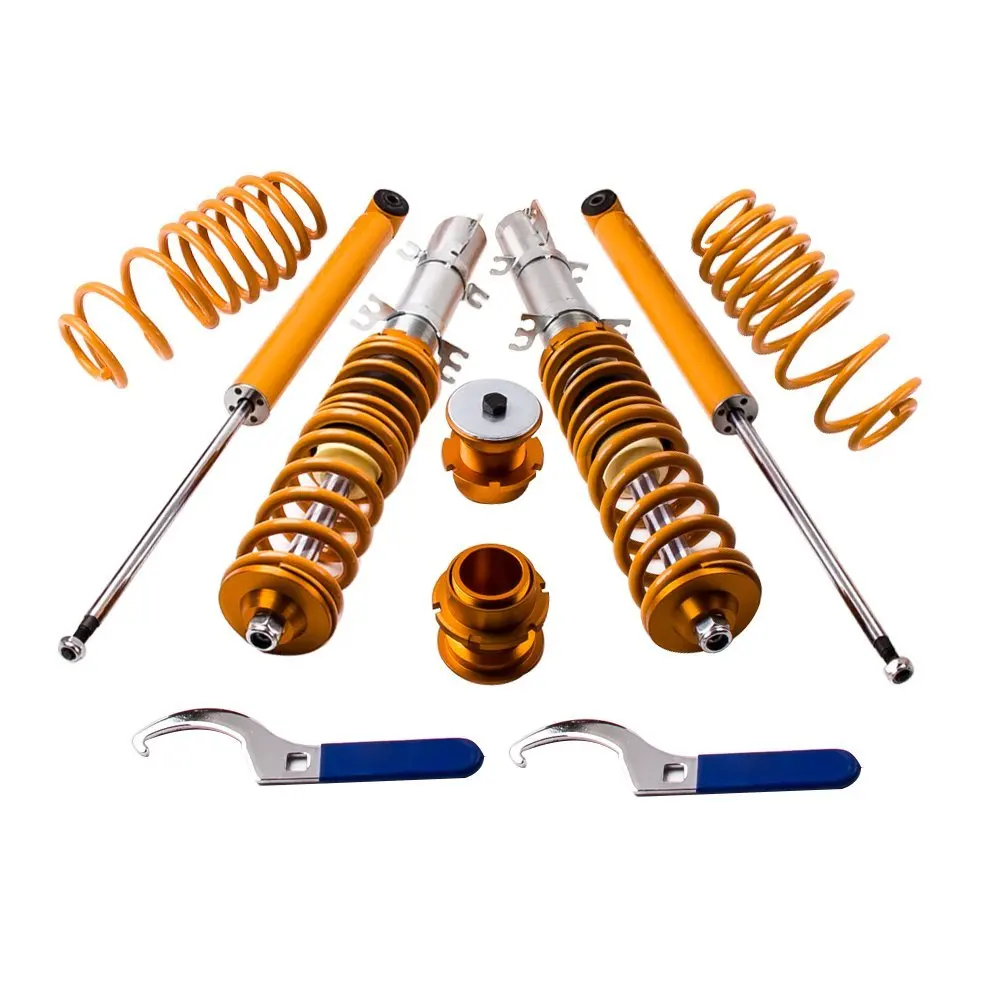 Полный комплект подвески Coilover стойки для VW GOLF MK4 амортизатор Распорки снижение