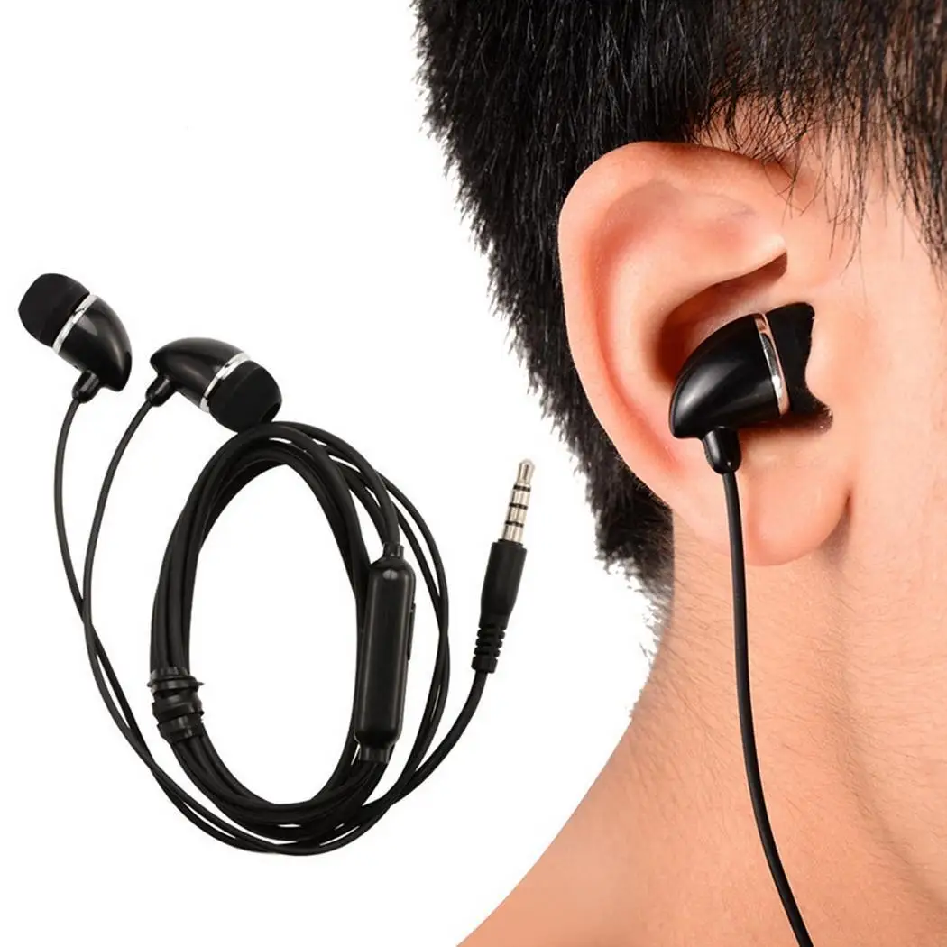 Универсальный мобильный телефон проводное управление In Ear Stereo 106 (dB) 3dB наушники 0 1