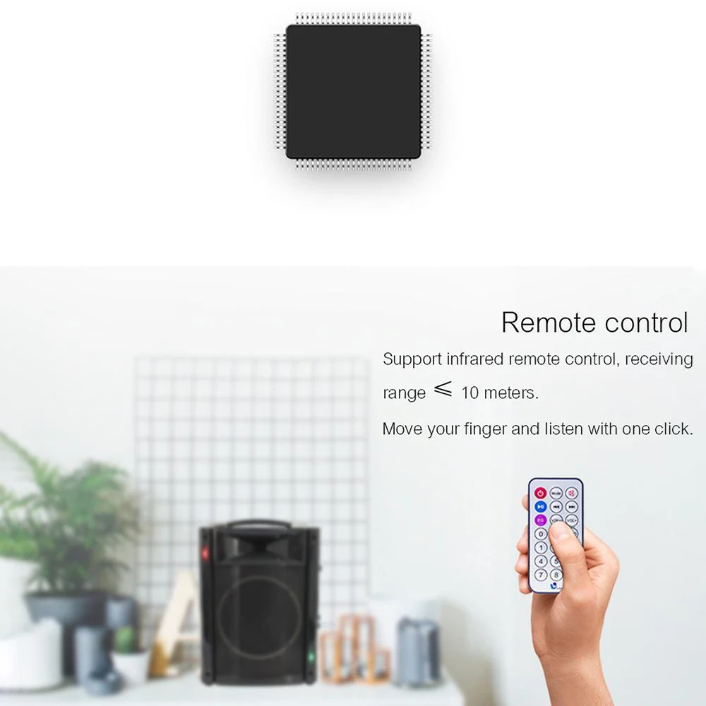 Беспроводной Bluetooth MP3 WMA декодер плата аудио модуль Поддержка USB SD AUX FM радио для