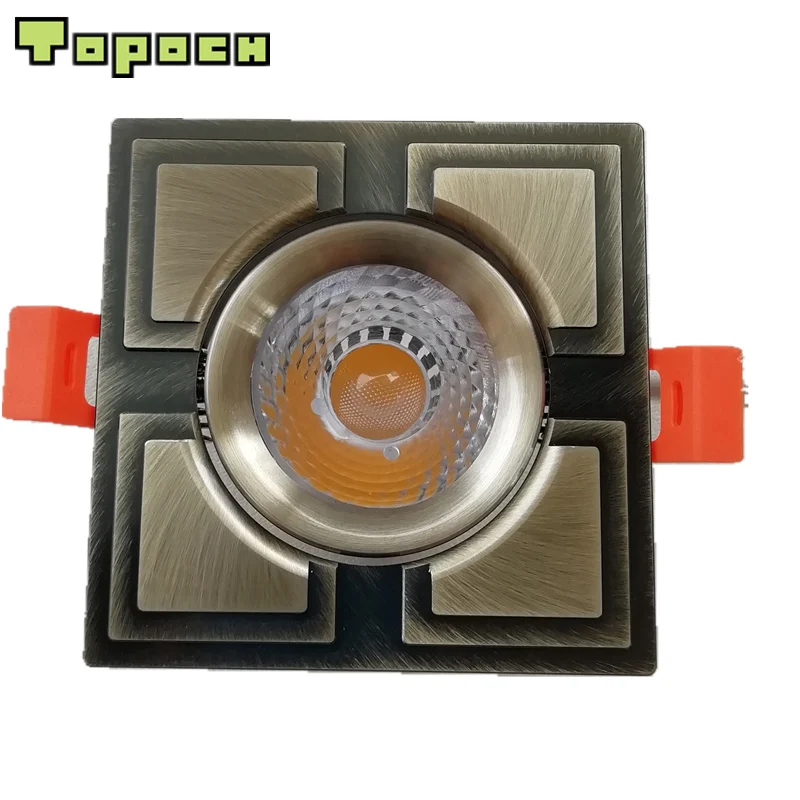 Topoch потолочный светильник LED 4 Pack Бронзовый/золотой 7 Вт CREE COB CNC обработка